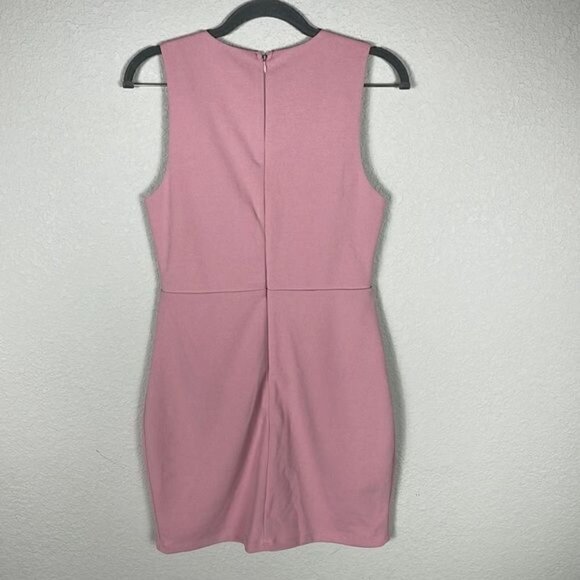 New Lulus Celebrating You Dusty Mauve Pink Cutout Bodycon Mini Dress Sz M - Picture 6 of 12